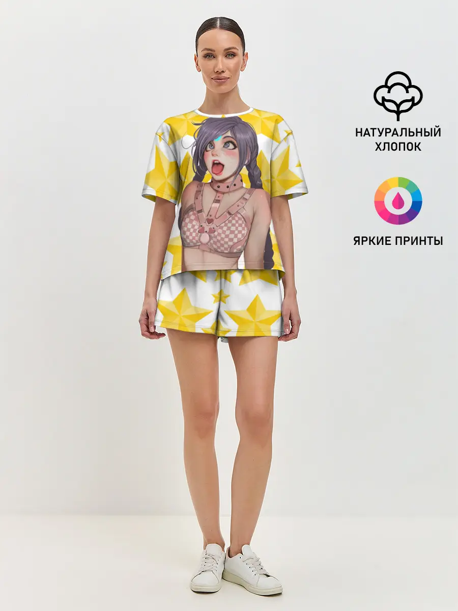 Женская пижама с шортами / Aheago