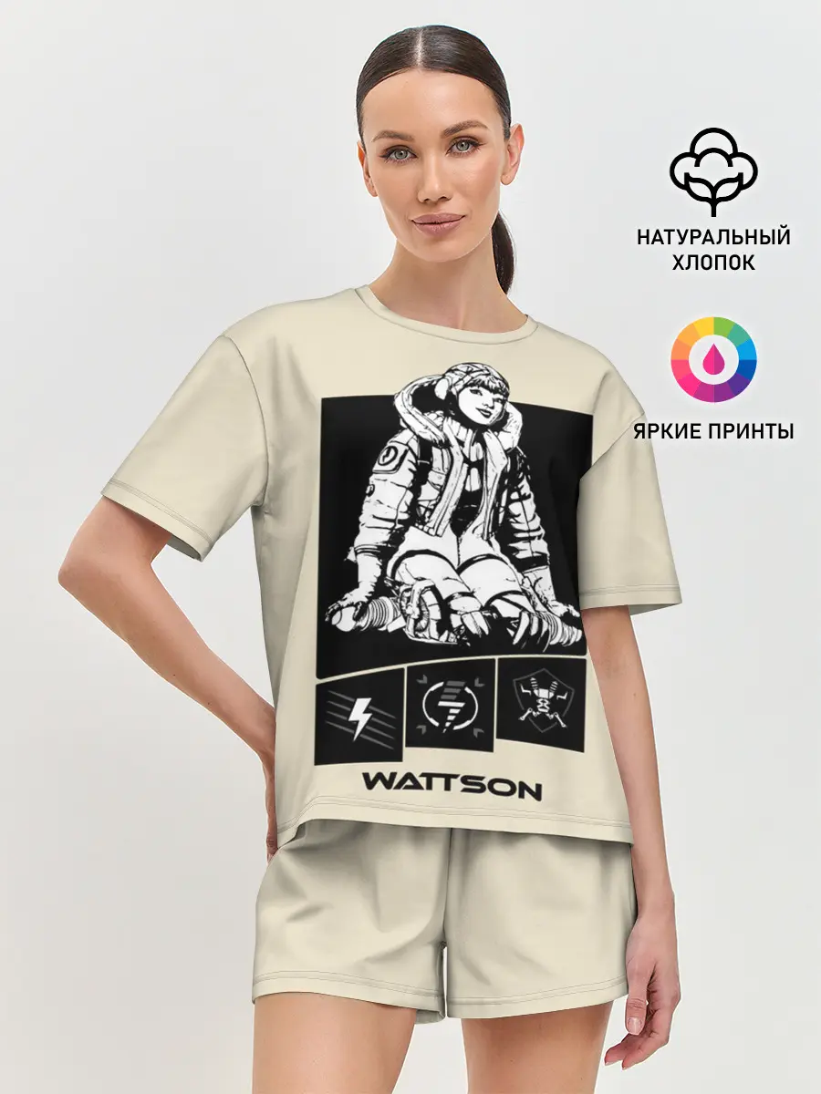 Женская пижама с шортами / Apex Legends Wattson
