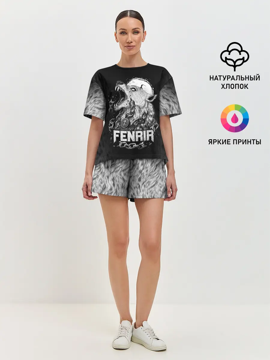 Женская пижама с шортами / Fenrir