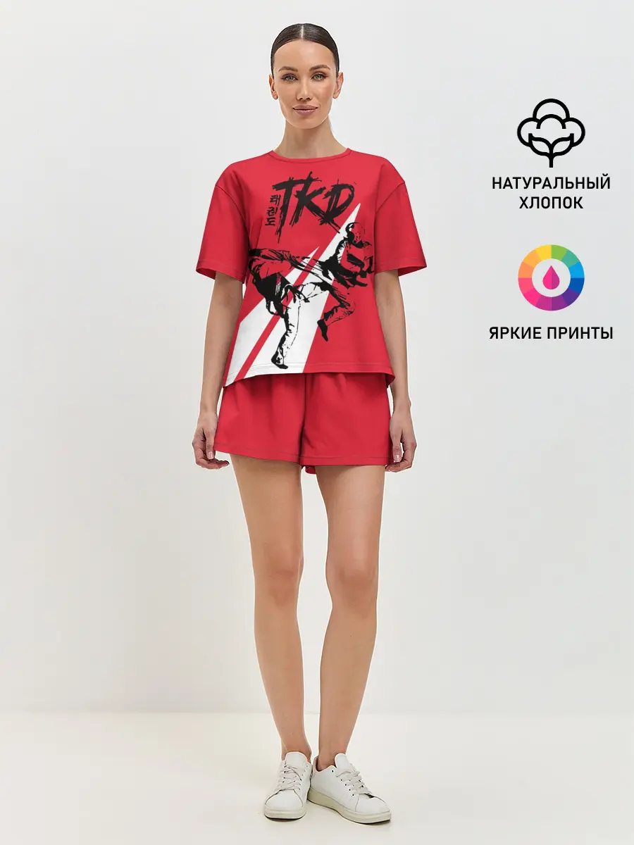 Женская пижама с шортами / Taekwondo