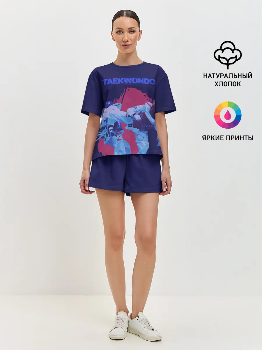 Женская пижама с шортами / Taekwondo