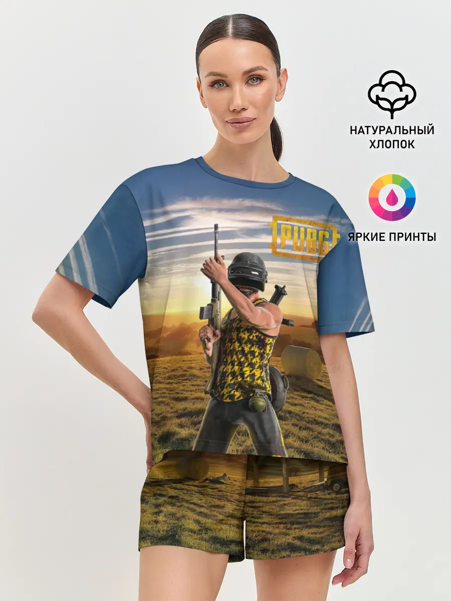 Женская пижама с шортами / PUBG