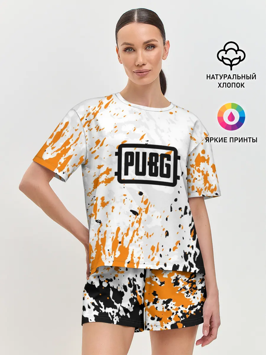 Женская пижама с шортами / PUBG