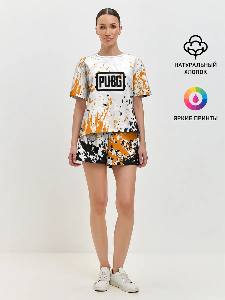 Женская пижама с шортами / PUBG