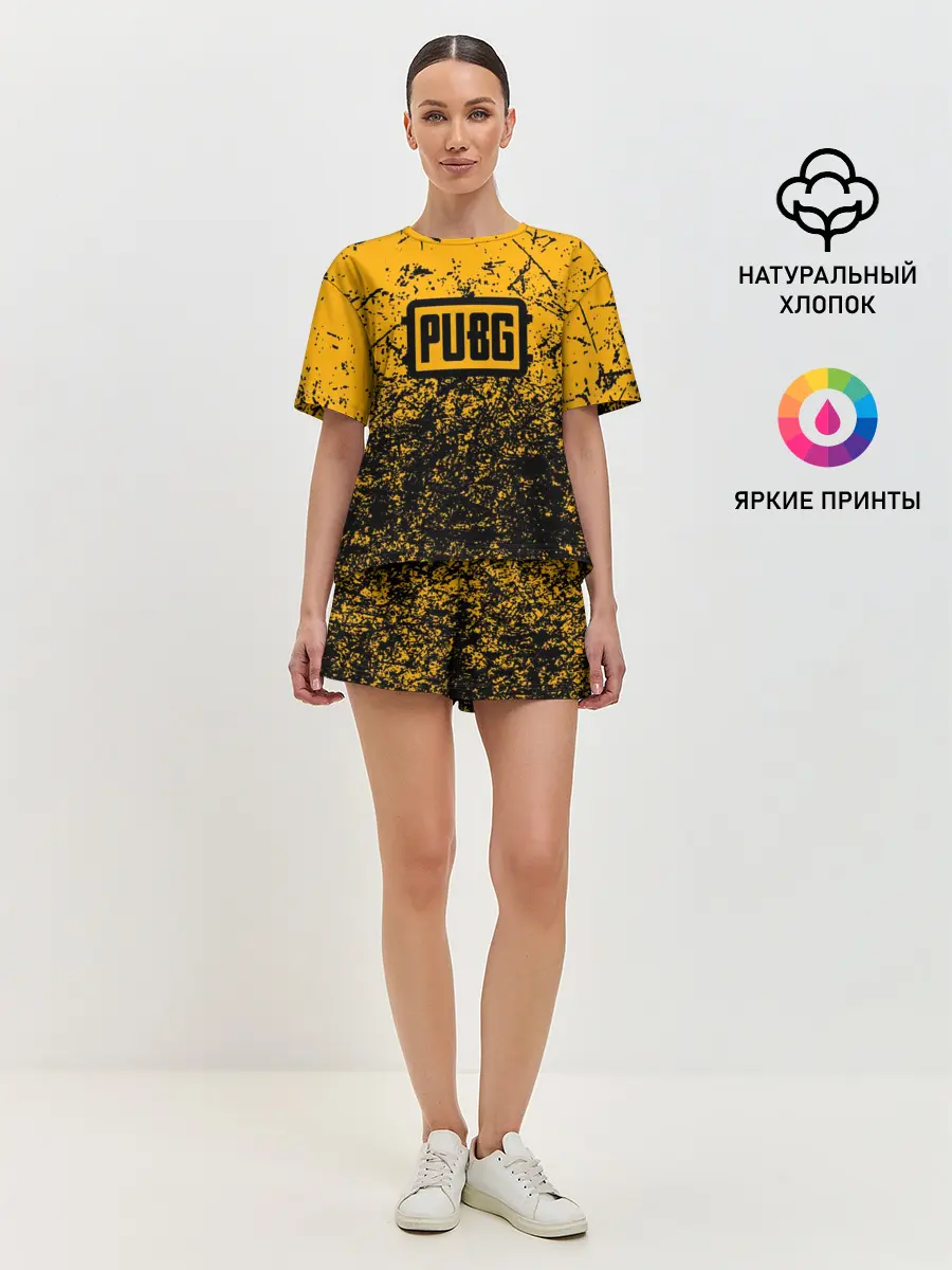 Женская пижама с шортами / PUBG