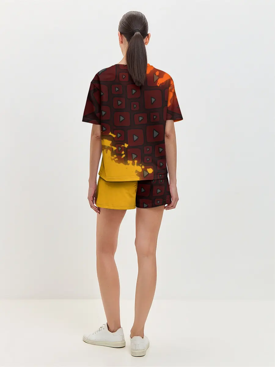 Женская пижама с шортами / YouTube