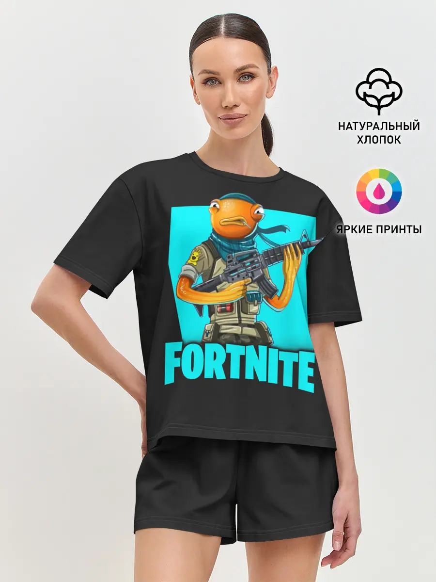 Женская пижама с шортами / Fortnite