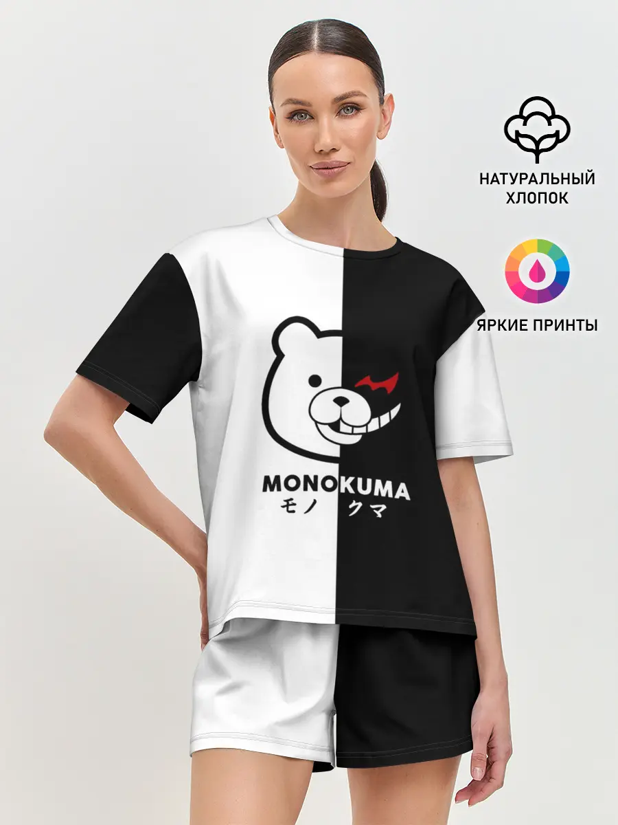 Женская пижама с шортами / _Monokuma_