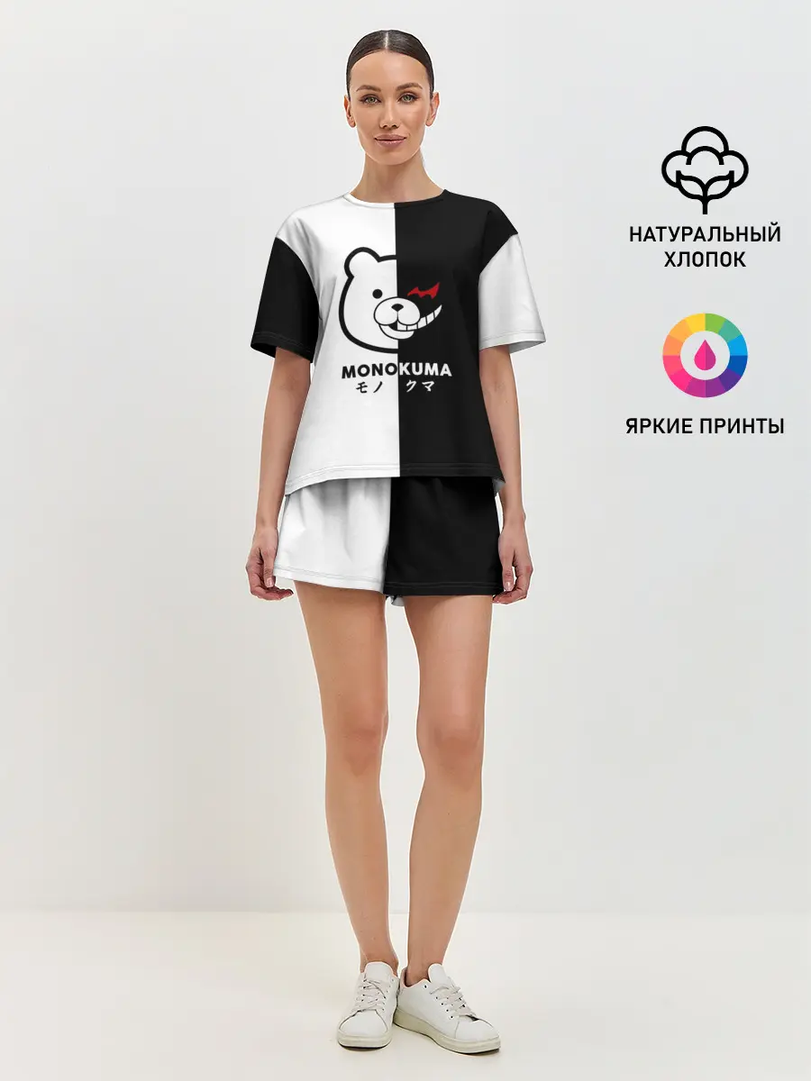 Женская пижама с шортами / _Monokuma_