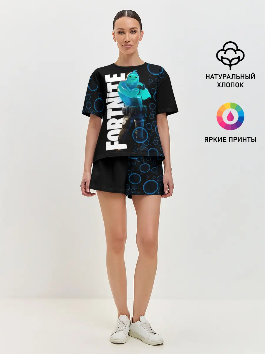 Женская пижама с шортами / Fortnite [003]