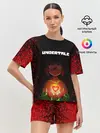 Женская пижама с шортами / UNDERTALE CHARA