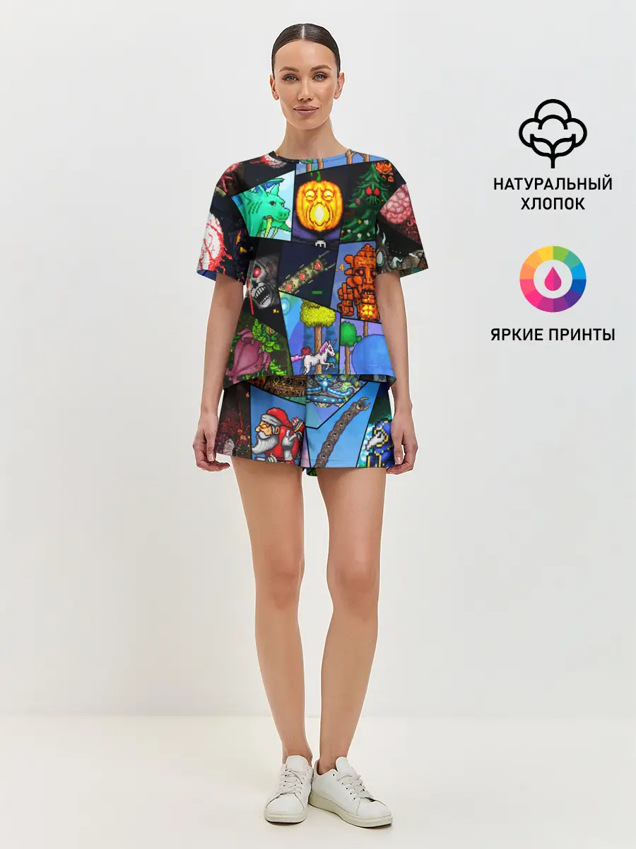 Женская пижама с шортами / Terraria allpic