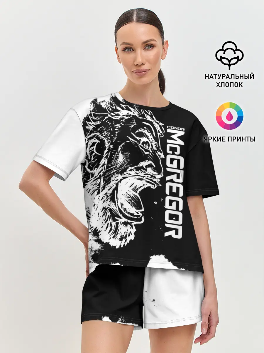 Женская пижама с шортами / Конор МакГрегор