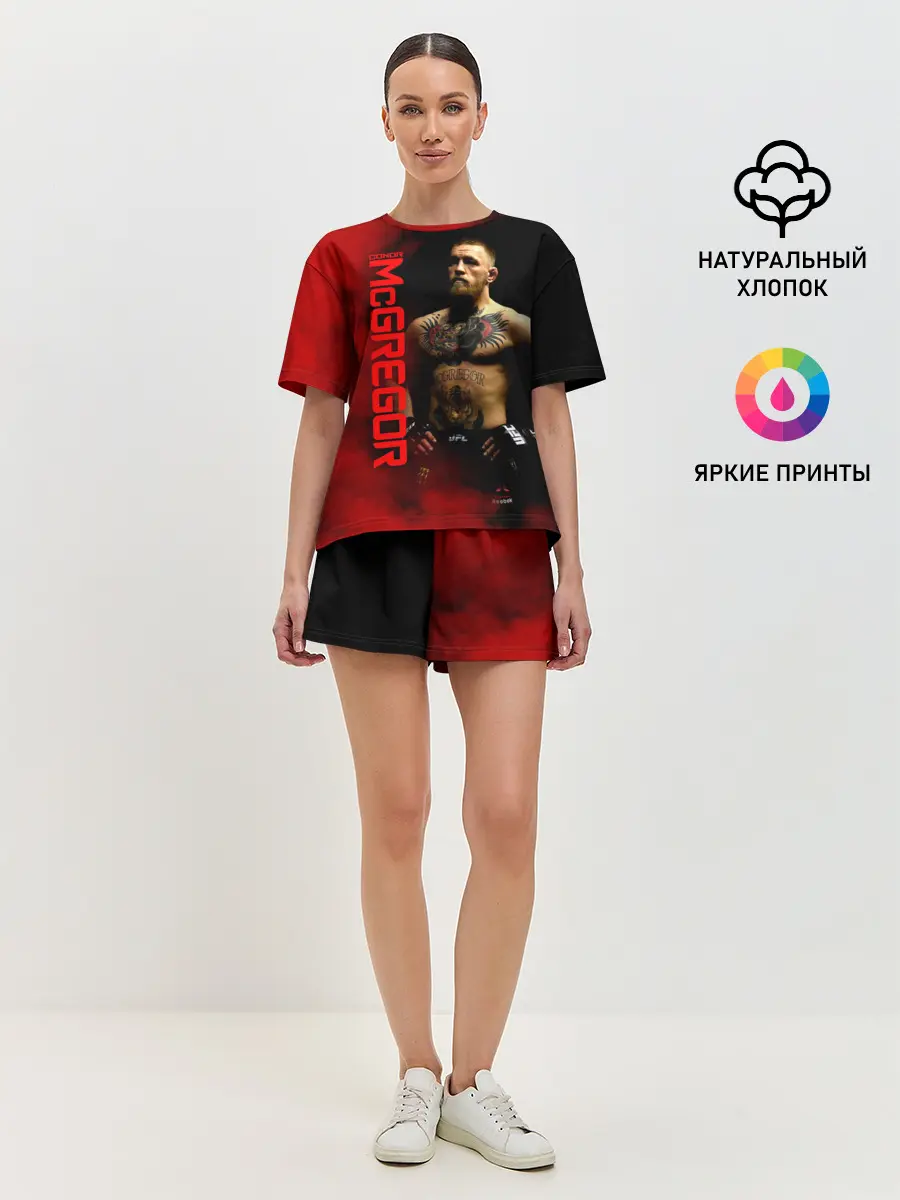 Женская пижама с шортами / Конор МакГрегор