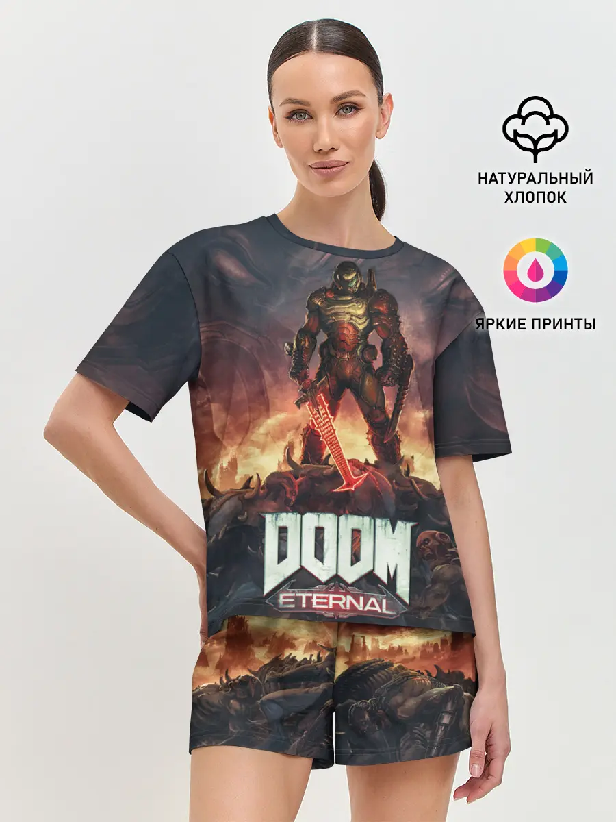 Женская пижама с шортами / DOOM ETERNAL