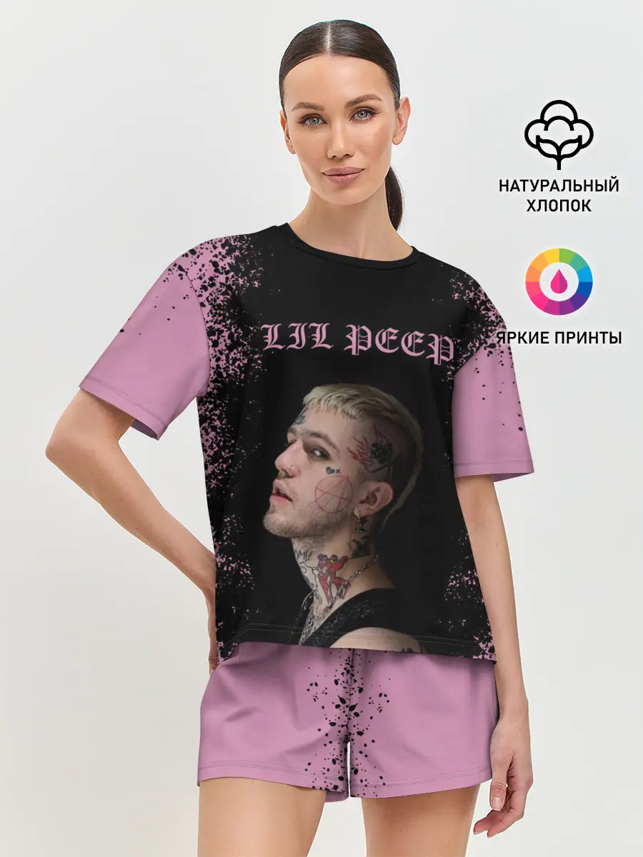 Женская пижама с шортами / LiL PEEP