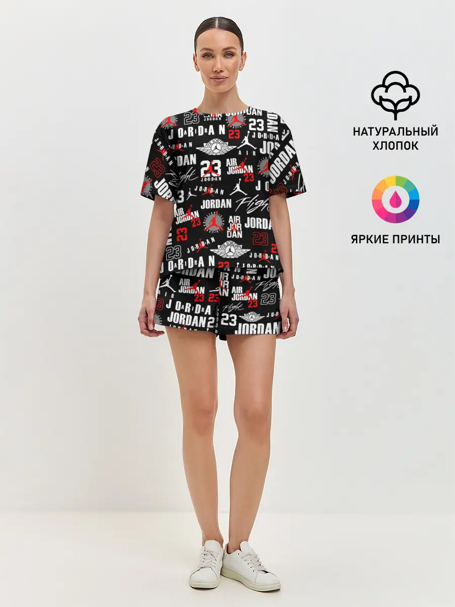 Женская пижама с шортами / MICHAEL JORDAN LOGOBOMBING