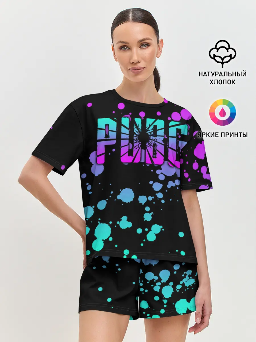 Женская пижама с шортами / PUBG