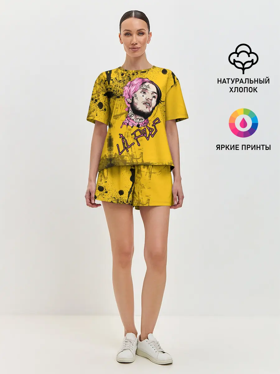 Женская пижама с шортами / Lil Peep