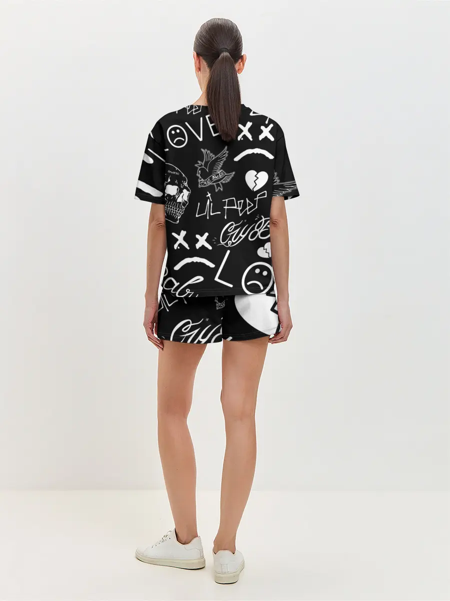 Женская пижама с шортами / Lil Peep