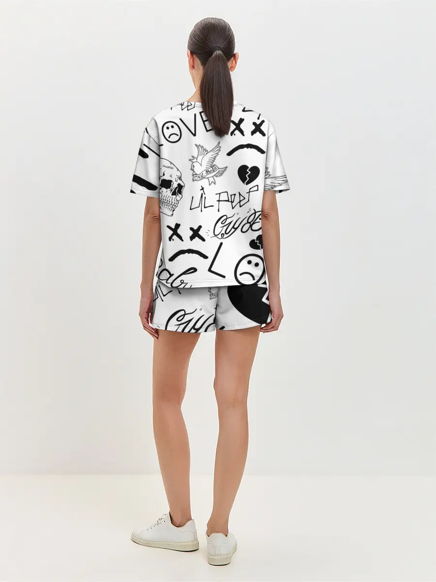 Женская пижама с шортами / Lil Peep
