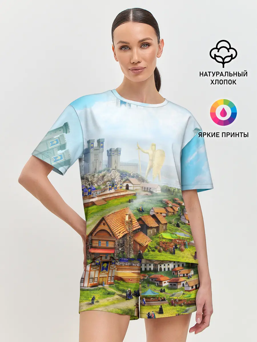 Женская пижама с шортами / ГЕРОИ МЕЧА И МАГИИ