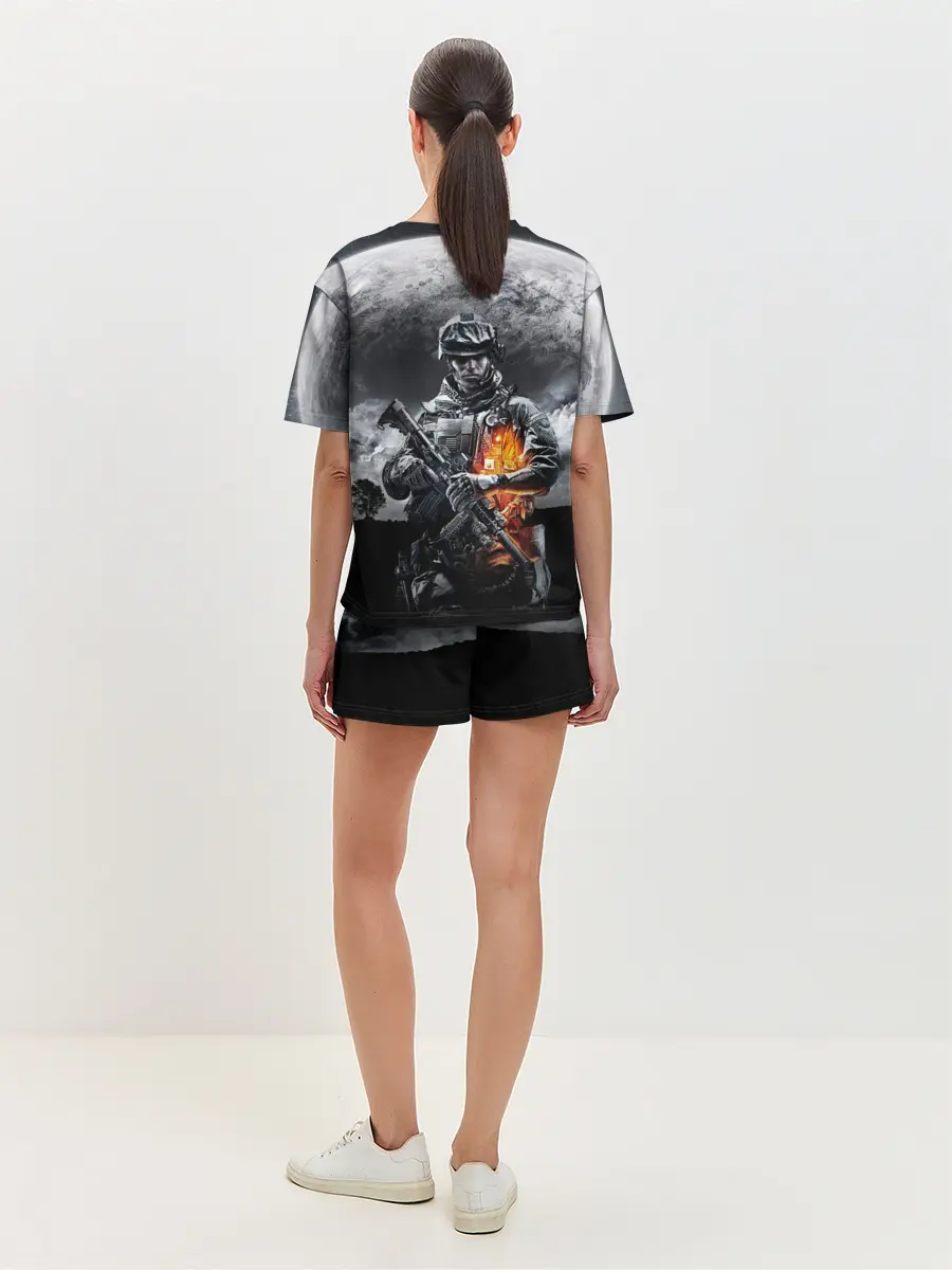 Женская пижама с шортами / Battlefield