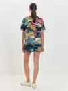 Женская пижама с шортами / Абстрактный рисунок