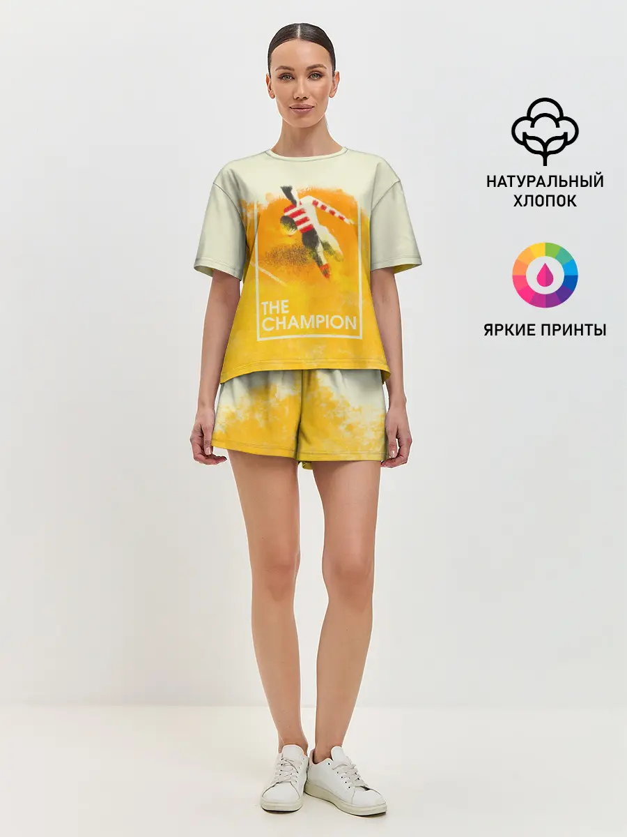 Женская пижама с шортами / Регби. The Champion