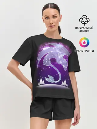 Женская пижама с шортами / Как приручить дракона