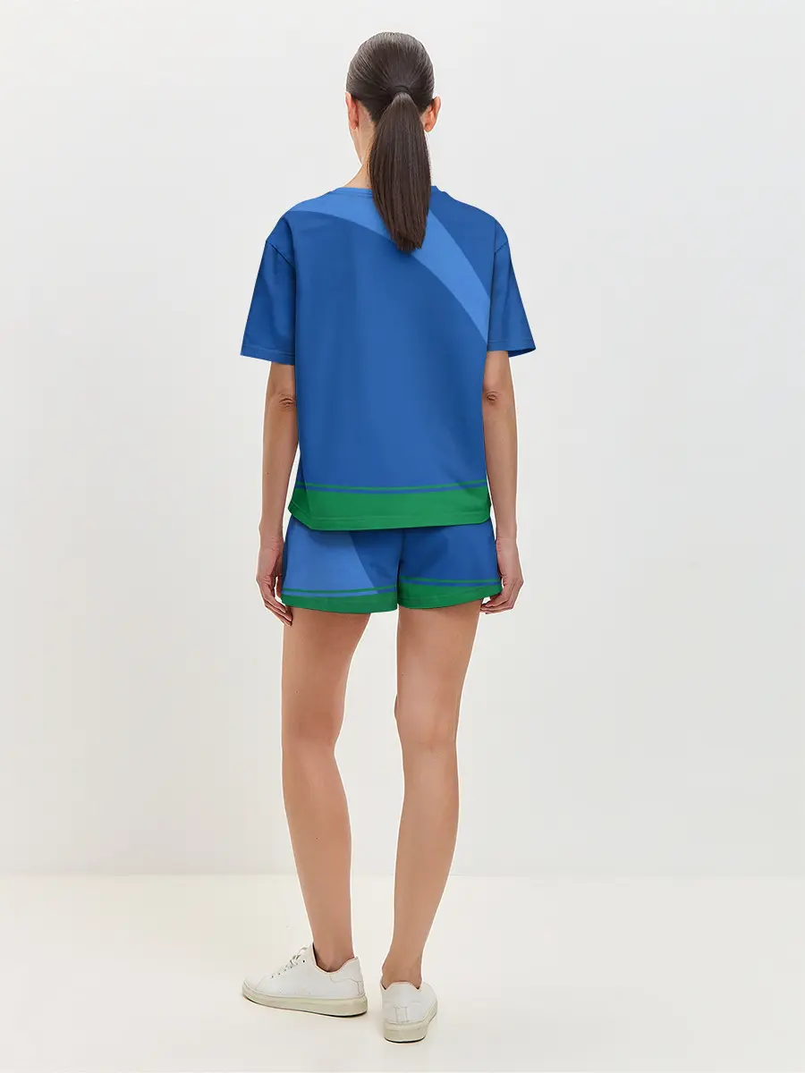 Женская пижама с шортами / Регби