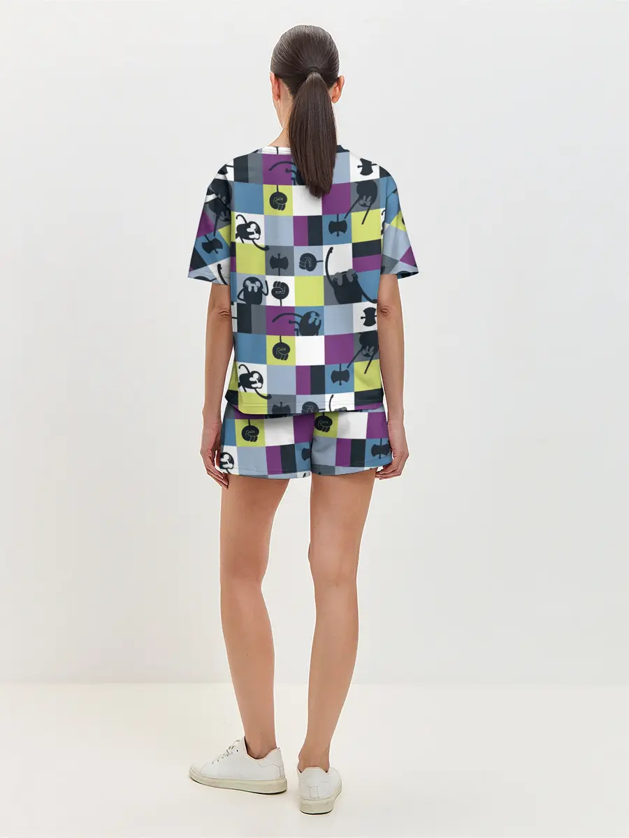 Женская пижама с шортами / Время приключений