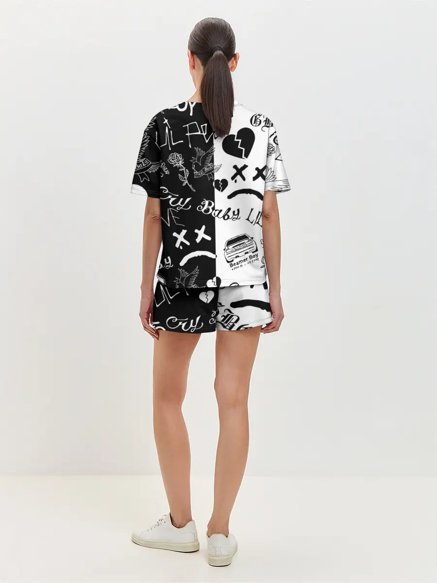 Женская пижама с шортами / LIL PEEP