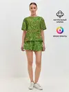 Женская пижама с шортами / Необычный камуфляж