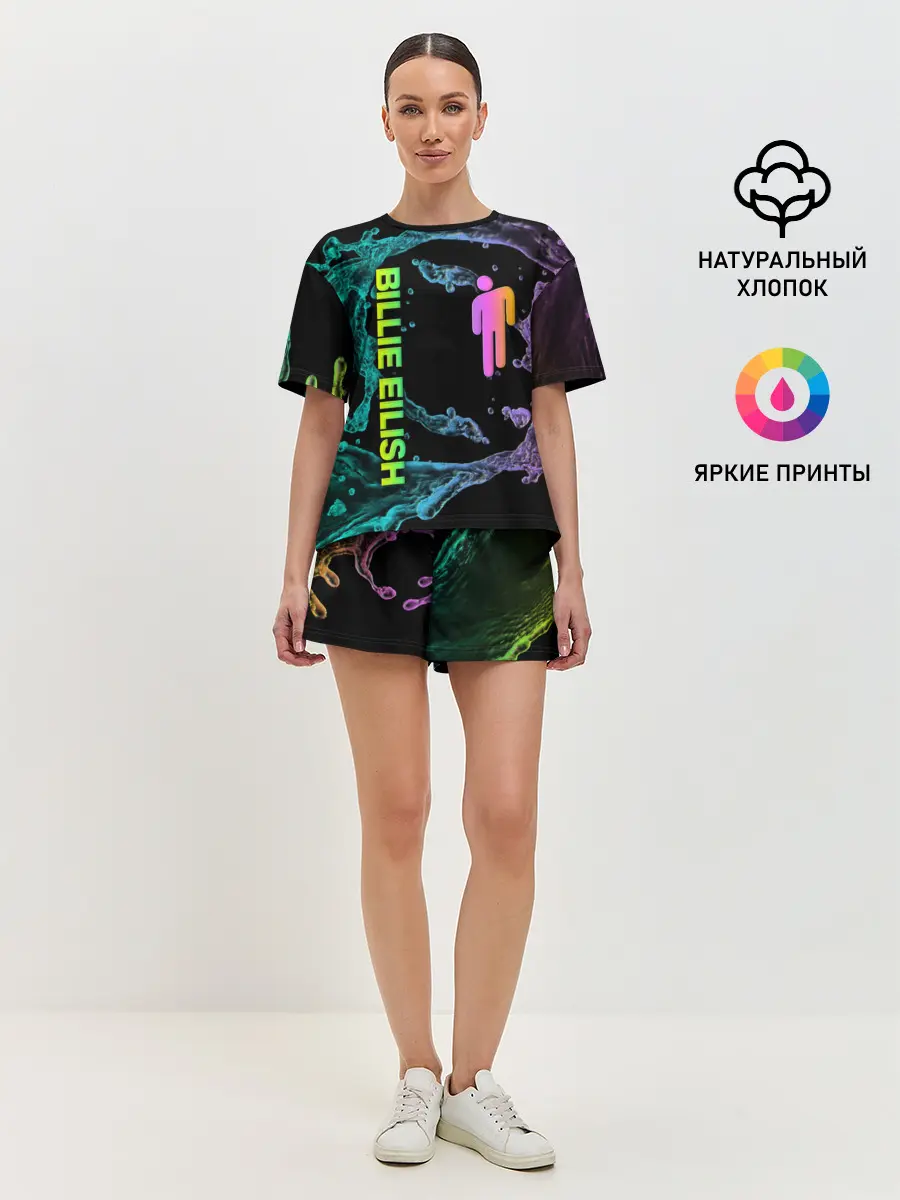 Женская пижама с шортами / BILLIE EILISH