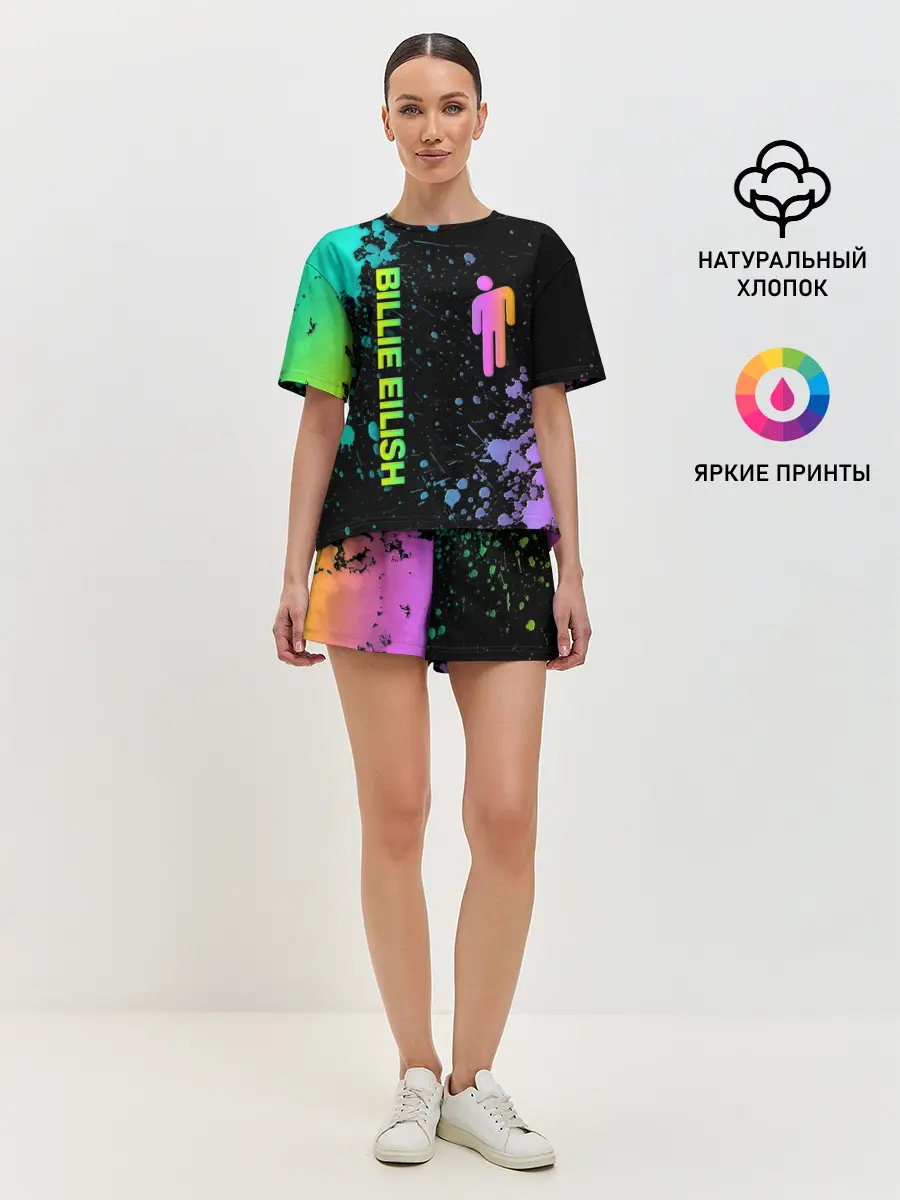 Женская пижама с шортами / BILLIE EILISH