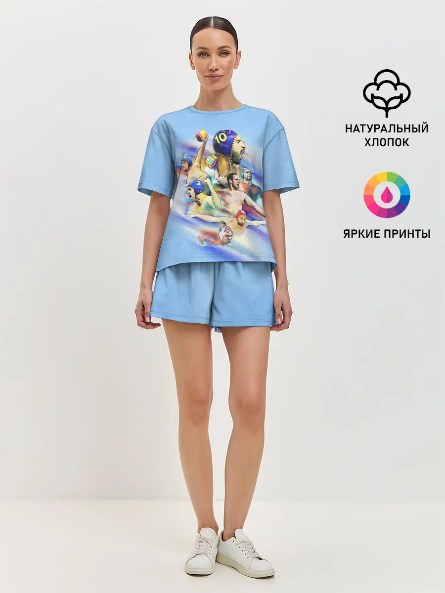 Женская пижама с шортами / Water polo players