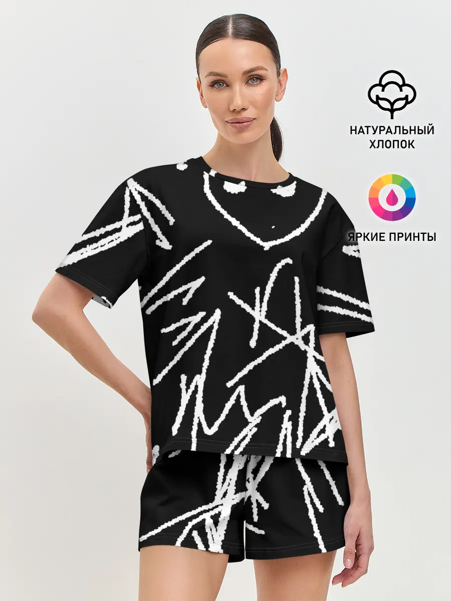 Женская пижама с шортами / Schizophrenia