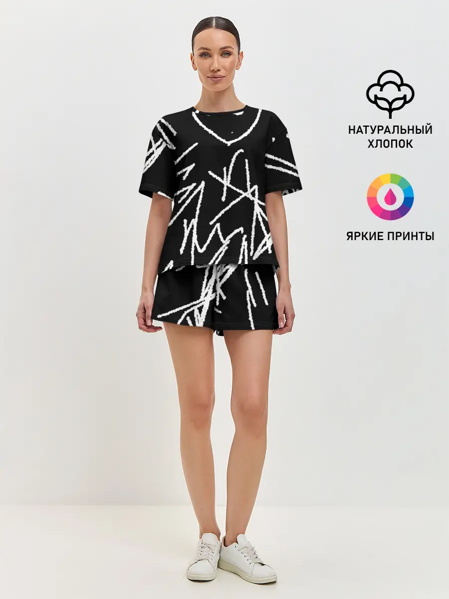 Женская пижама с шортами / Schizophrenia