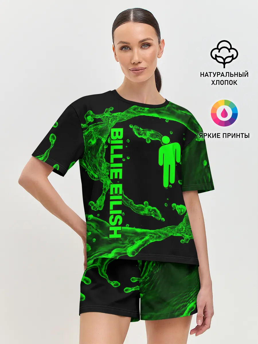 Женская пижама с шортами / BILLIE EILISH