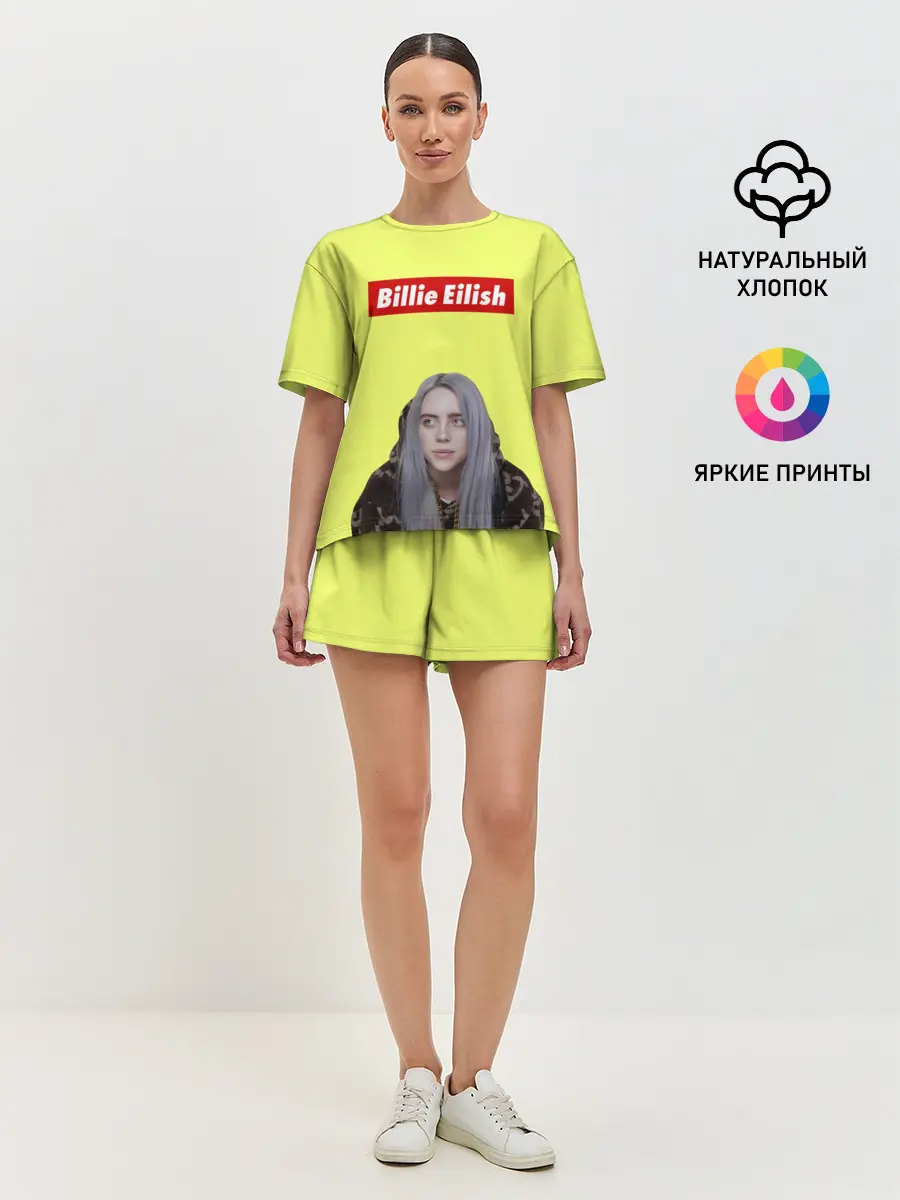 Женская пижама с шортами / BILLIE EILISH.
