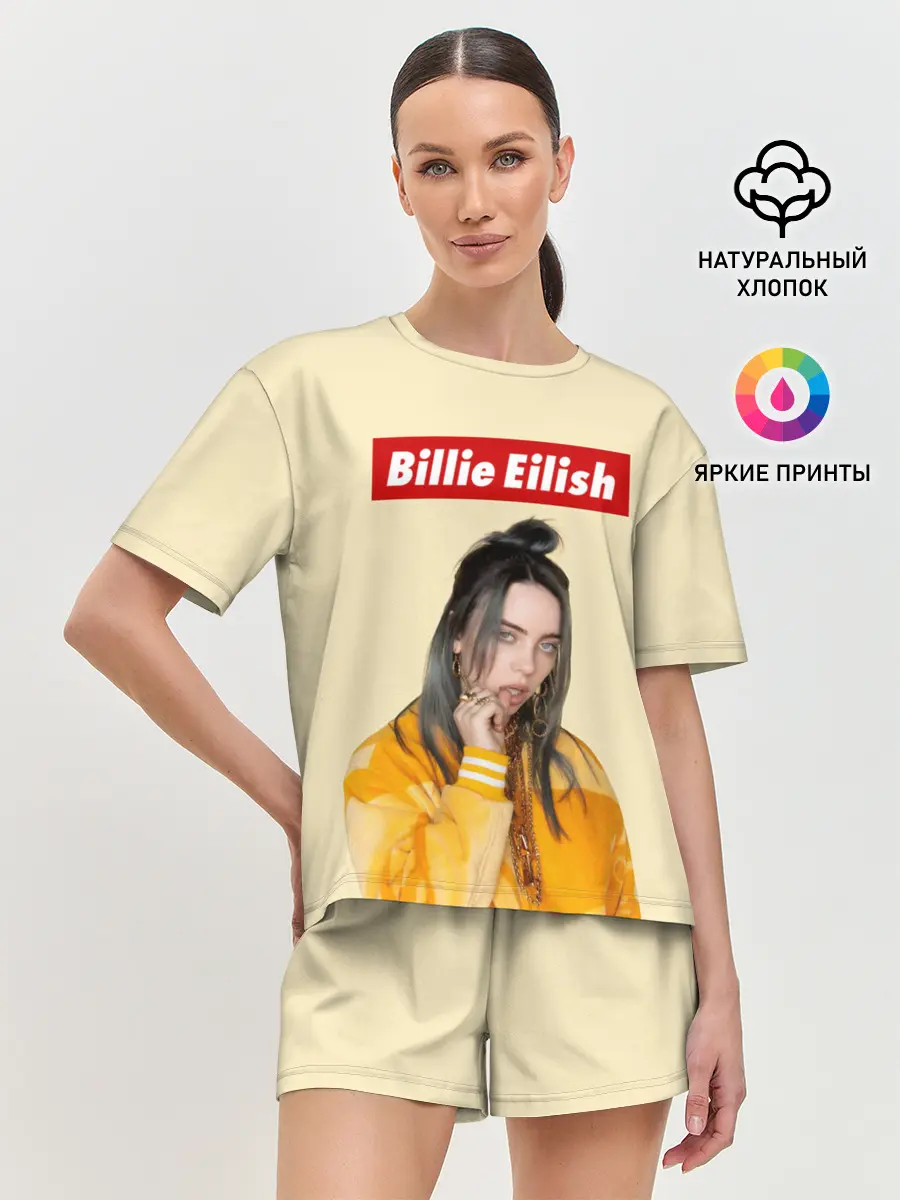 Женская пижама с шортами / BILLIE EILISH.