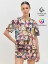 Женская пижама с шортами / MANY FACES OF AHEGAO! color