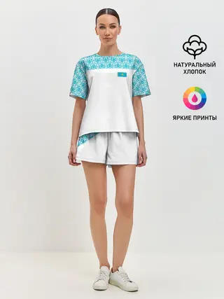 Женская пижама с шортами / Казахстан Форма