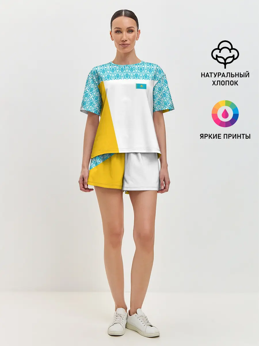 Женская пижама с шортами / Казахстан Форма
