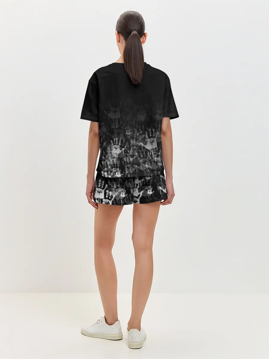 Женская пижама с шортами / nCoV | КОРОНАВИРУС