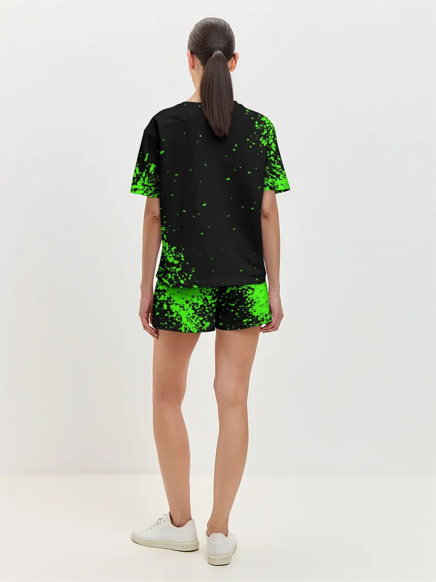 Женская пижама с шортами / nCoV | КОРОНАВИРУС