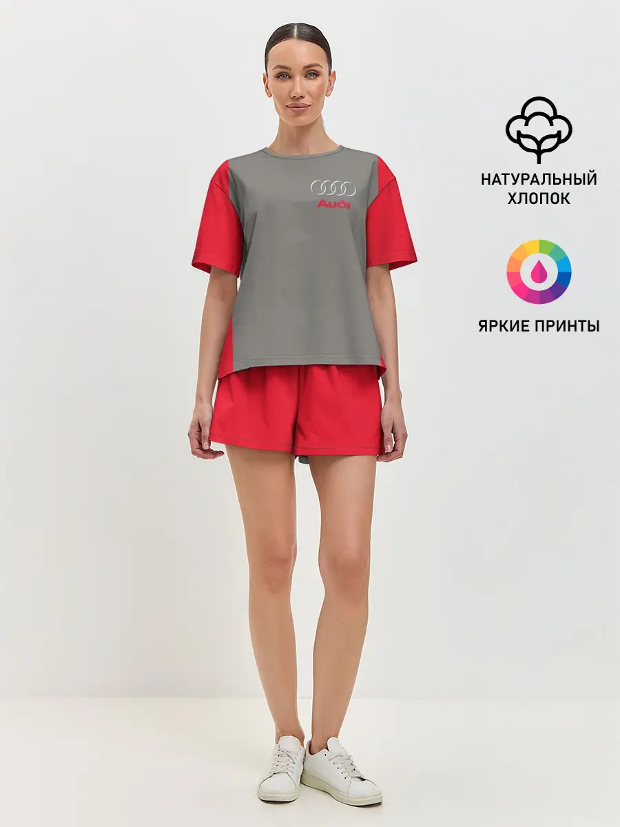 Женская пижама с шортами / AUDI | АУДИ