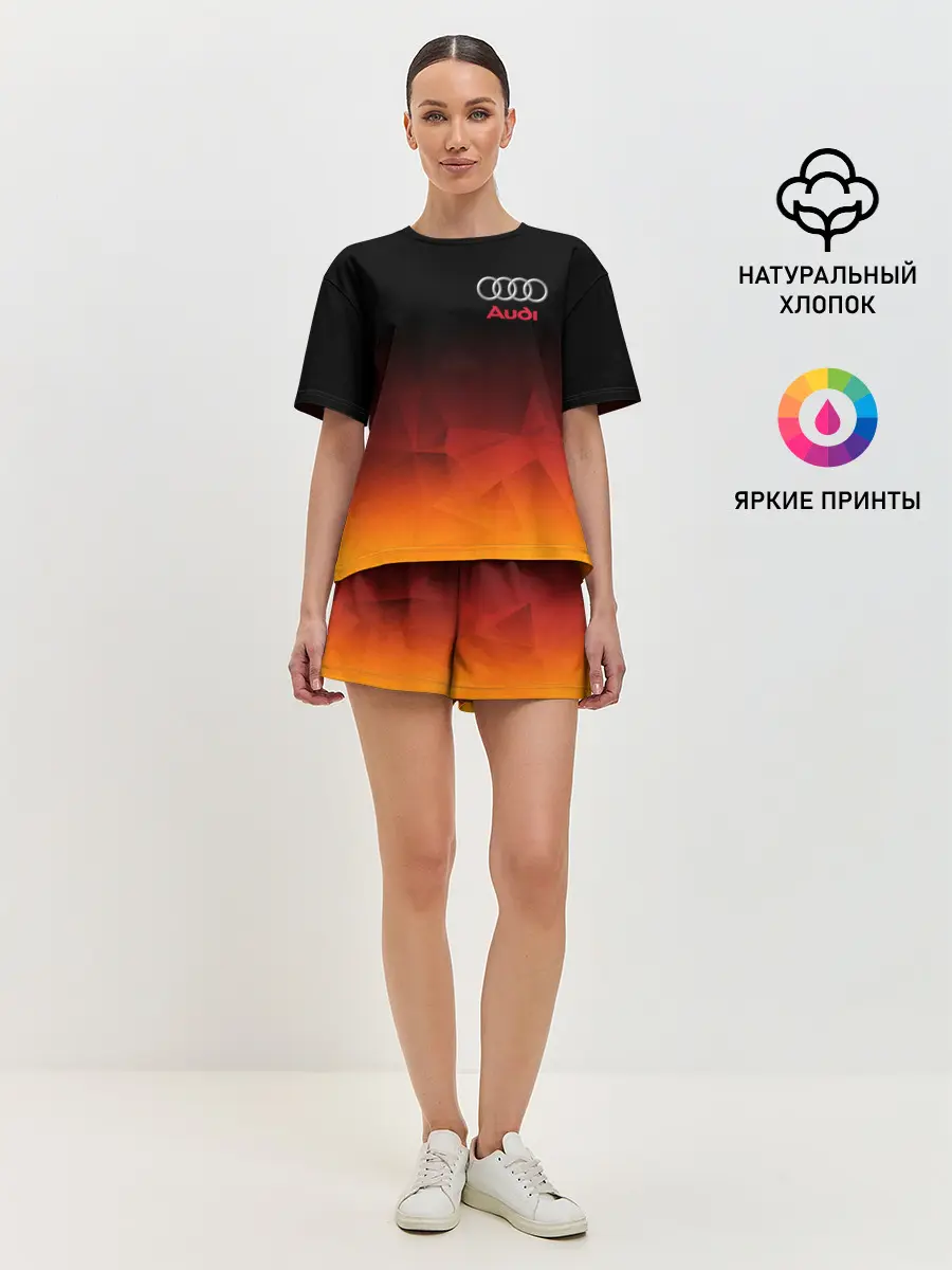 Женская пижама с шортами / AUDI | АУДИ