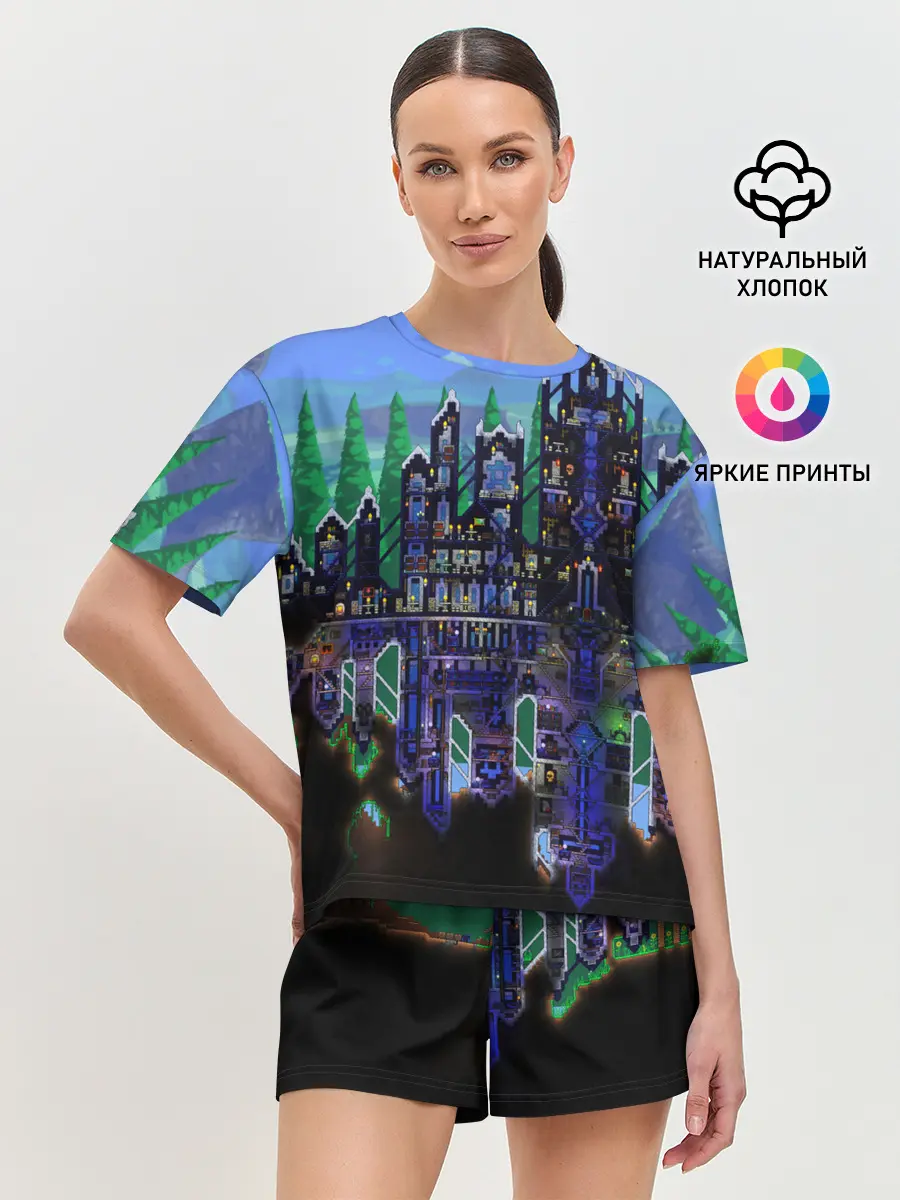 Женская пижама с шортами / TERRARIA